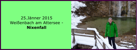 25.Jnner 2015 Weienbach am Attersee - Nixenfall